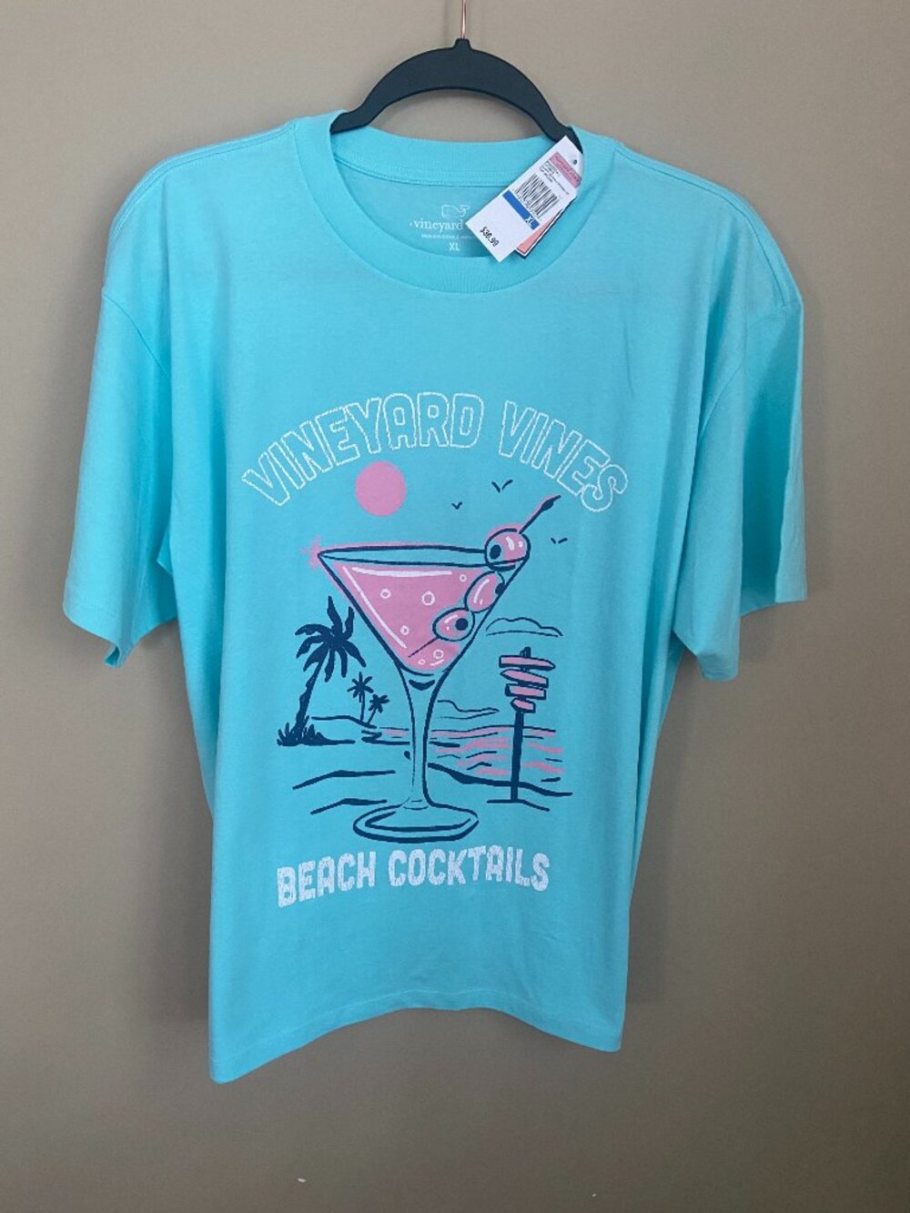 Vineyard Vines Outlet Dirty Martini Short Sleeve Boyfriend Tee TShirt
